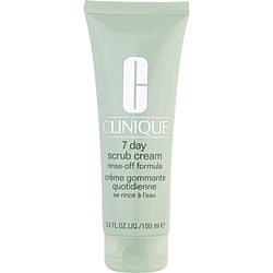 Clinique  7 day scrub cream rinse off formula --100ml/3.4oz