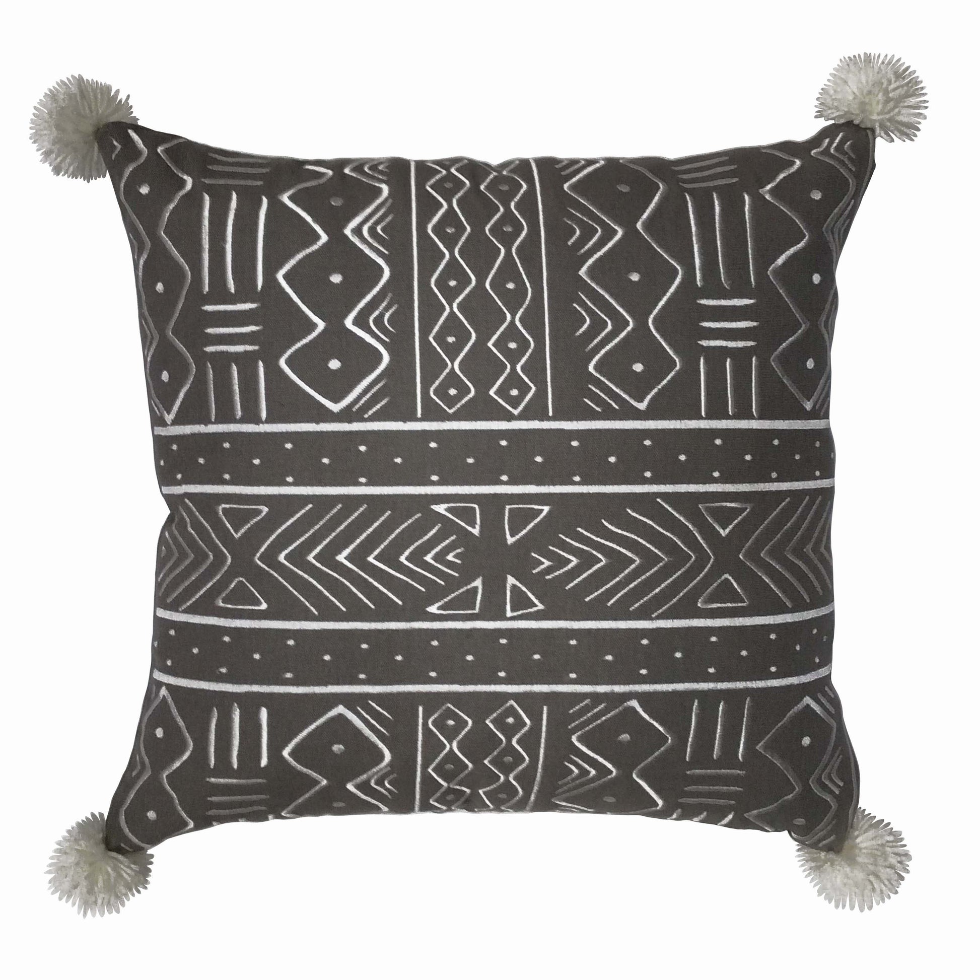 Brooklyn Flat Brooklyn Flat Kata Embroidered Decorative Pillow